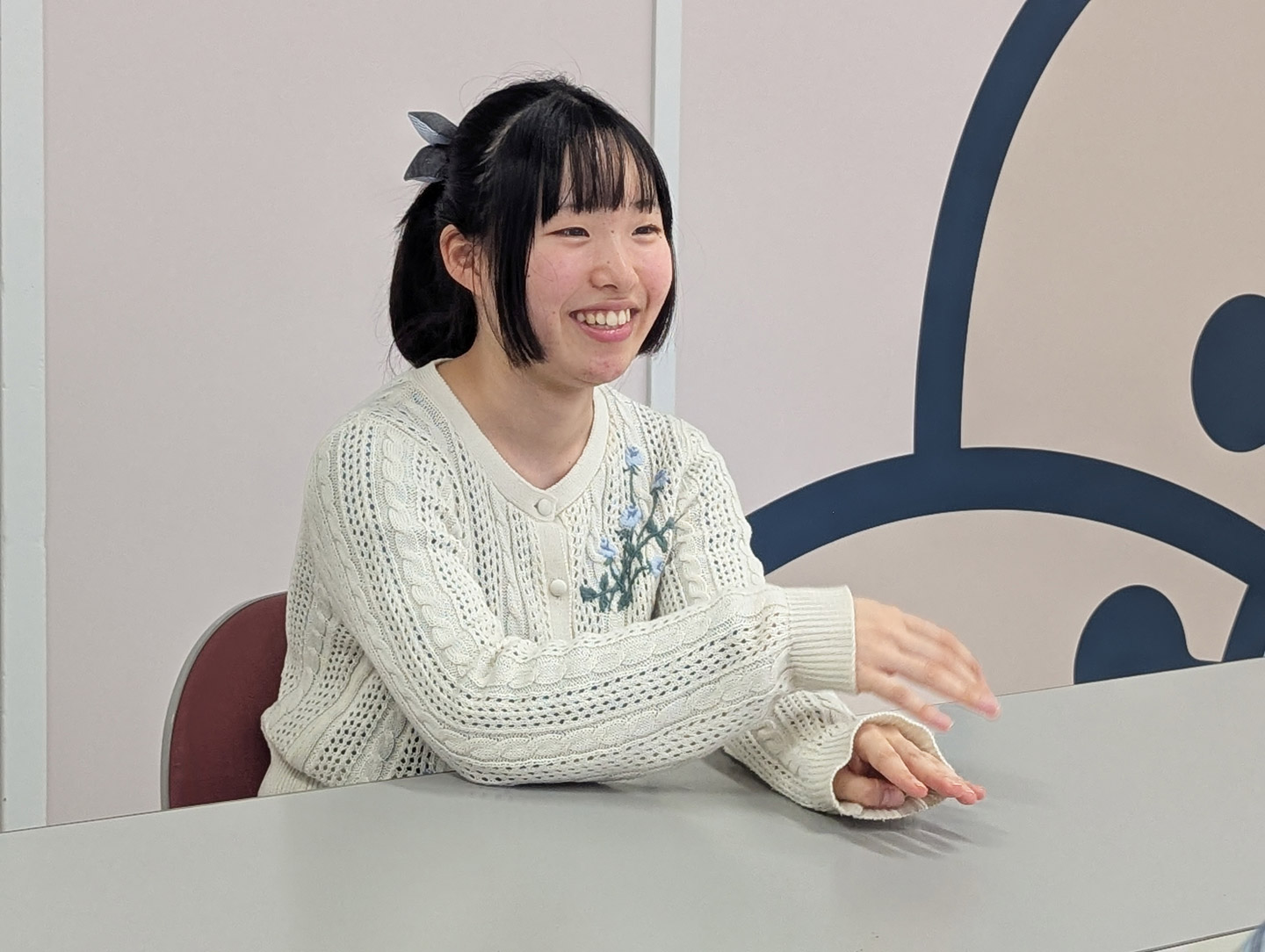 稲田さんがしゃべっている様子
